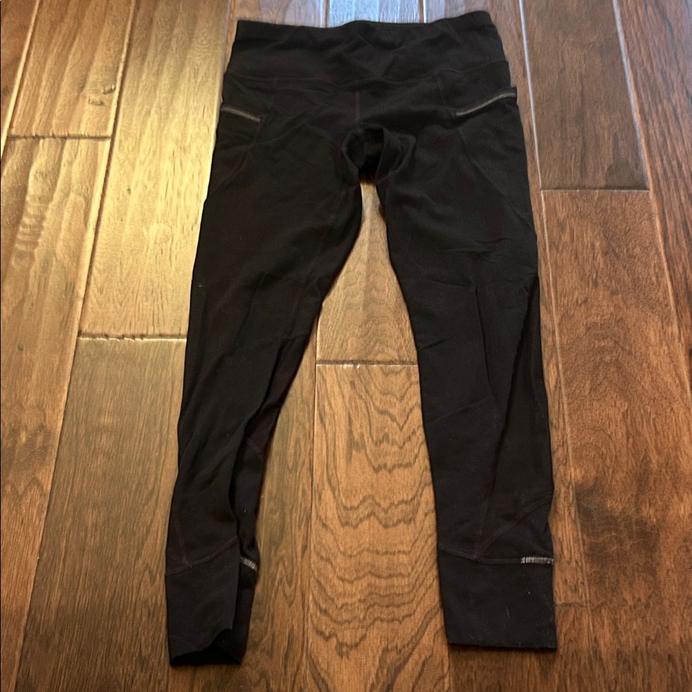 Athleta Black Athletic Leggings Joggers